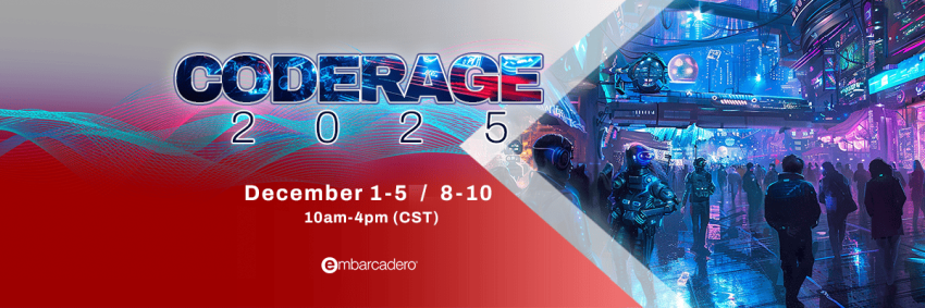 CodeRage 开发者大会：12 月 10 日开发者专场 —— 人工智能、Delphi、数据及更多领域