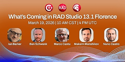 网络研讨会：RAD Studio 13.1 Florence 新功能前瞻
