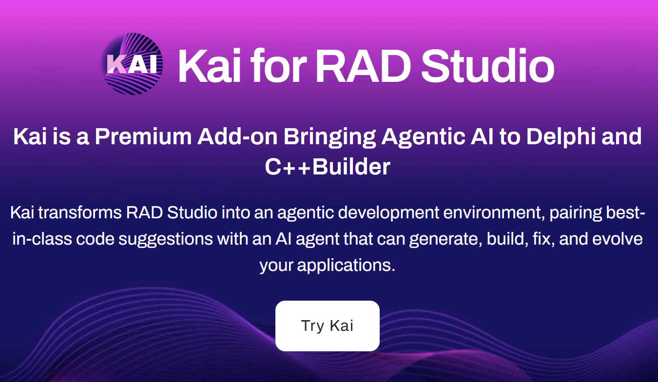 使用Kai AI让RAD Studio、Delphi、C++Builder的IDE自己编写程序